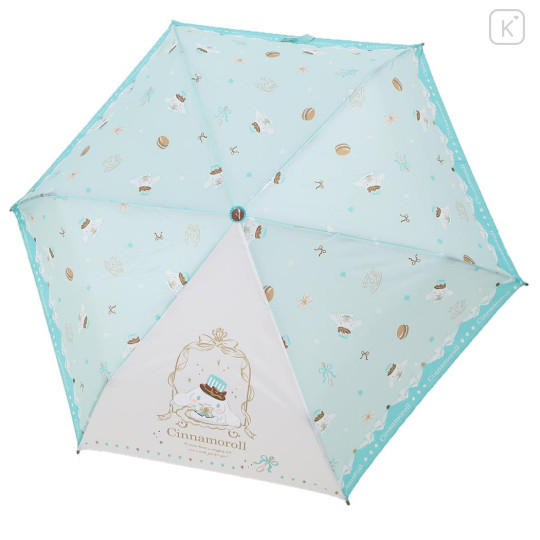 Japan Sanrio Folding Umbrella - Cinnamoroll : Mint - 2