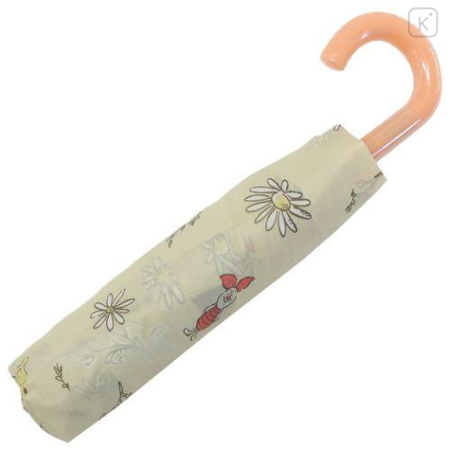 Japan Disney Folding Umbrella - Winnie The Pooh / Light Yellow - 6