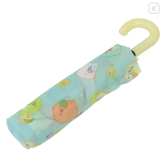 Japan San-X Folding Umbrella - Sumikko Gurashi / Food Kingdom - 3