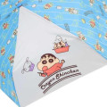 Japan Crayon Shinchan Folding Umbrella - White & Blue - 4