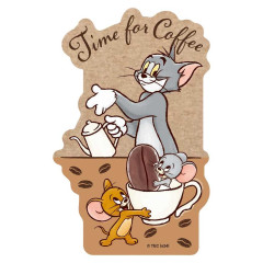 Japan Tom and Jerry Vinyl Sticker - Time For Coffee