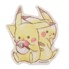 Japan Pokemon Vinyl Sticker - Pikachu / Number025 Friend