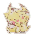 Japan Pokemon Vinyl Sticker - Pikachu / Number025 Friend - 1