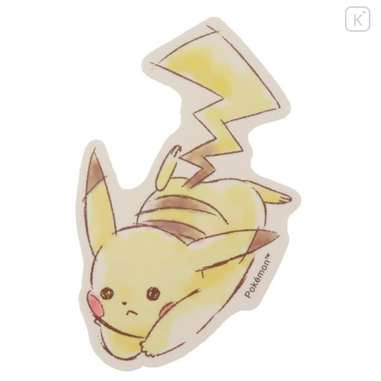 Japan Pokemon Vinyl Sticker - Pikachu / Number025 Catch - 1