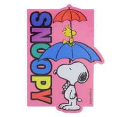 Japan Peanuts Vinyl Deco Sticker - Snoopy / Umbrella