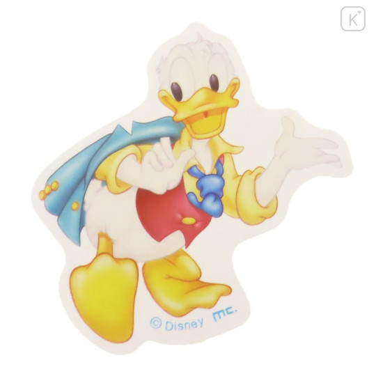 Japan Disney Vinyl Deco Sticker - Donald Duck / Dance - 1