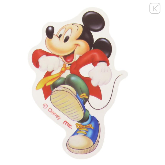 Japan Disney Vinyl Deco Sticker - Mickey Mouse / Dance - 1