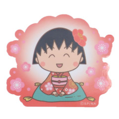 Japan Chibi Maruko-chan Vinyl Sticker - Sakura Kimono