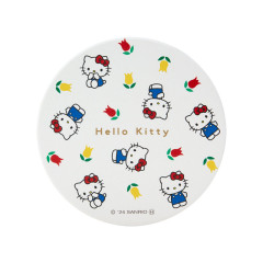 Japan Sanrio Water Absorbing Coaster - Hello Kitty / Flower