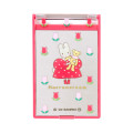 Japan Sanrio Folding Mirror - Marron Cream / Flower - 1
