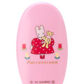 Japan Sanrio Hair Brush - Marron Cream / Flower - 3