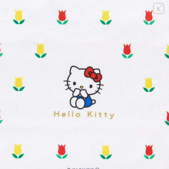 Japan Sanrio Glasses Case - Hello Kitty / Flower - 5