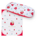 Japan Sanrio Glasses Case - Marron Cream : Flower - 1