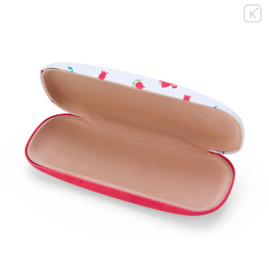 Japan Sanrio Glasses Case - Marron Cream : Flower - 2
