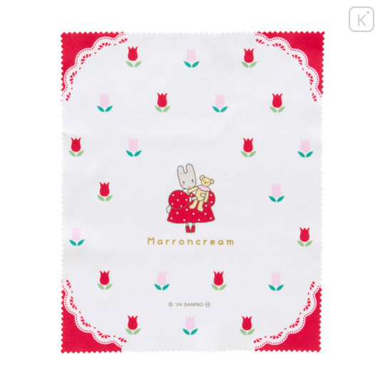 Japan Sanrio Glasses Case - Marron Cream : Flower - 3