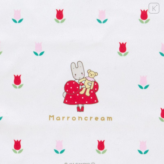 Japan Sanrio Glasses Case - Marron Cream : Flower - 5