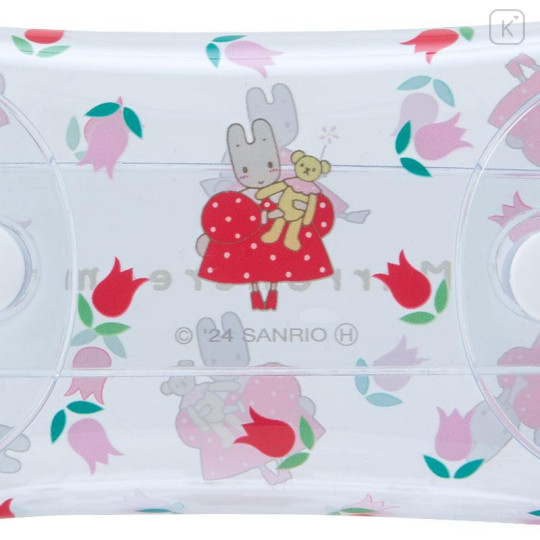 Japan Sanrio Clear Multi Case - Marron Cream / Flower - 5