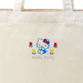 Japan Sanrio A4 Tote Bag - Hello Kitty / Flower - 2