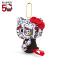 Japan Sanrio Mascot Holder - Hello Kitty 50th Anniversary / Red - 1