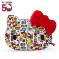Japan Sanrio Cushion - Hello Kitty 50th Anniversary : Colorful - 1