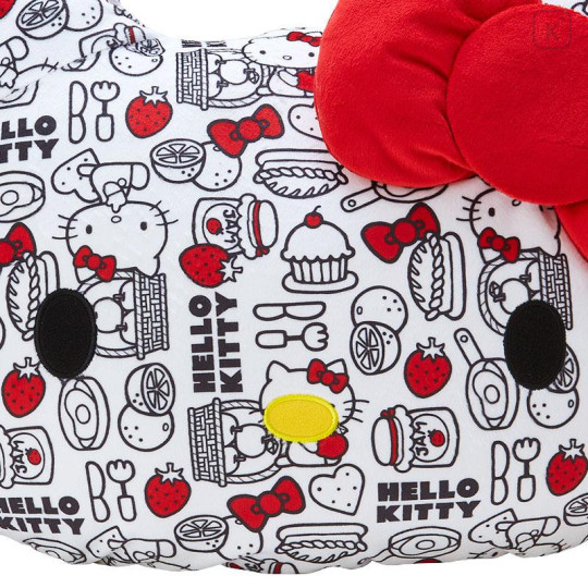 Japan Sanrio Cushion - Hello Kitty 50th Anniversary / Red - 4