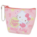 Japan Sanrio Triangular Mini Pouch - Hello Kitty / Chupa Chups - 1