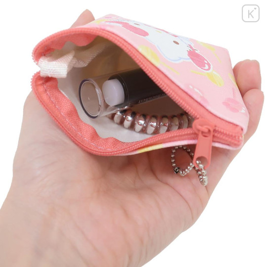 Japan Sanrio Triangular Mini Pouch - Hello Kitty / Chupa Chups - 3