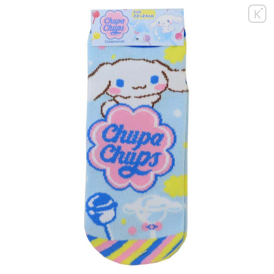 Japan Sanrio Socks - Cinnamoroll / Chupa Chups - 1