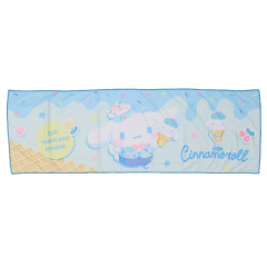 Japan Sanrio Long Cool Towel - Cinnamoroll / Ice Cream