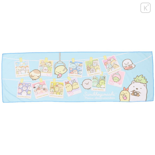 Japan San-X Long Cool Towel & Bottle - Sumikko Gurashi / Photo - 2