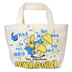 Japan Disney Mini Tote Bag - Donald Duck / Laugh