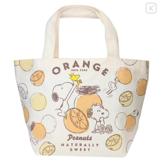 Japan Peanuts Mini Tote Bag - Snoopy / Orange - 1