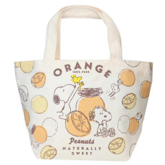 Japan Peanuts Mini Tote Bag - Snoopy / Orange
