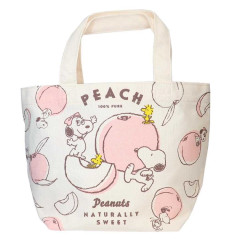 Japan Peanuts Mini Tote Bag - Snoopy / Peach