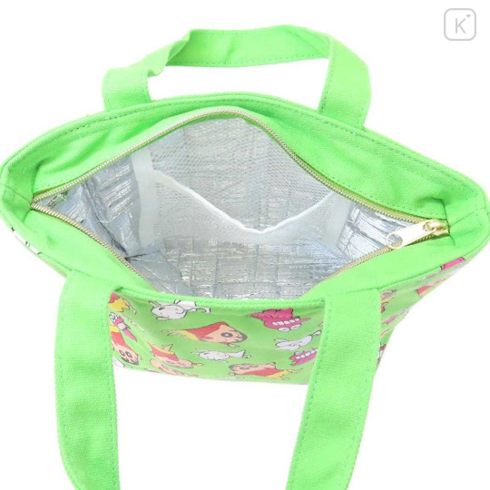 Japan Crayon Shinchan Insulated Lunch Bag - Green - 3