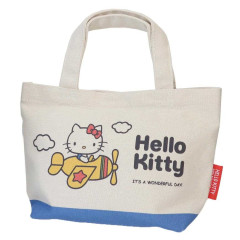 Japan Sanrio Mini Tote Bag - Hello Kitty / Wonderful Day