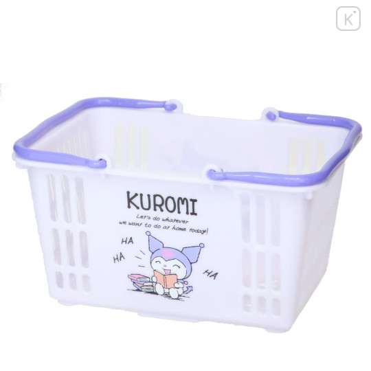 Japan Sanrio Mini Basket - Kuromi / Purple - 1