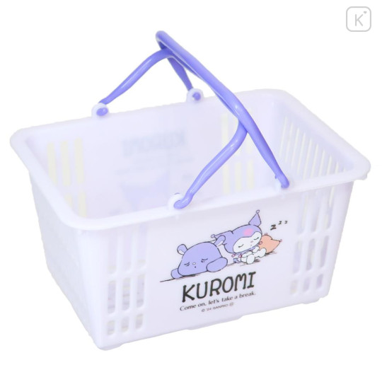 Japan Sanrio Mini Basket - Kuromi / Purple - 2