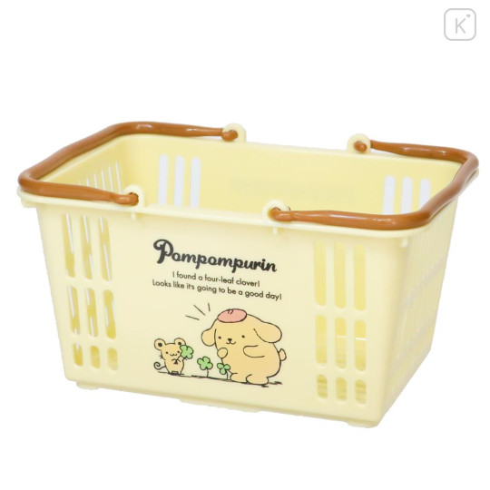 Japan Sanrio Mini Basket - Pompompurin / Yellow - 1