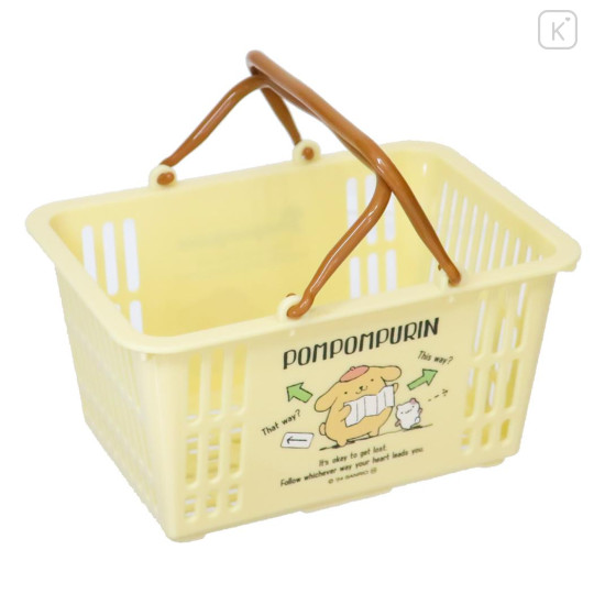 Japan Sanrio Mini Basket - Pompompurin / Yellow - 2