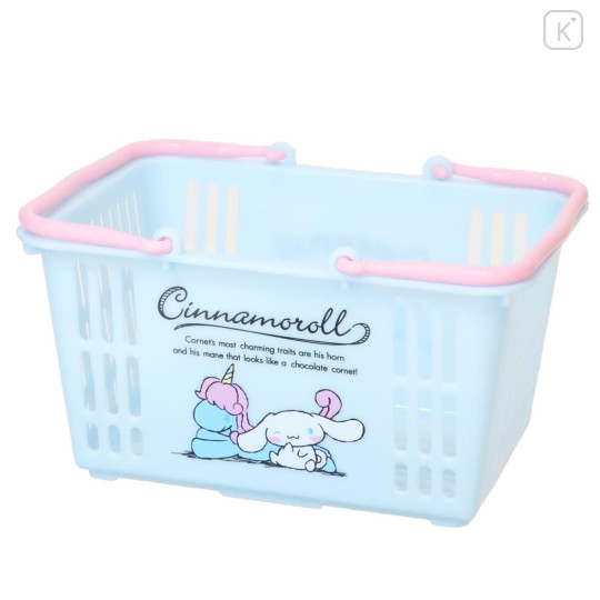 Japan Sanrio Mini Basket - Cinnamoroll / Blue - 1