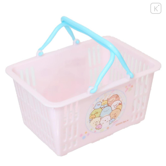 Japan San-X Mini Basket - Sumikko Gurashi / Mysterious Friends Pink - 2