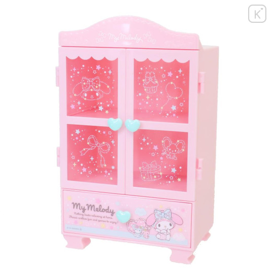 Japan Sanrio Mini Chest Accessory Case - My Melody / Pink Closet - 1