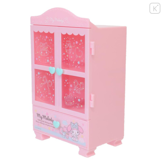 Japan Sanrio Mini Chest Accessory Case - My Melody / Pink Closet - 2