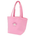 Japan Sanrio Mini Tote Bag - My Melody / Fluffy Embroidery - 1