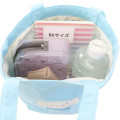 Japan Sanrio Mini Tote Bag - Cinnamoroll / Fluffy Embroidery - 3