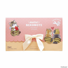 Japan Mofusand Motto! Nekomote Bath Powder Gift Set - Cat