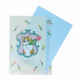 Japan Mofusand 5 Pockets Die-cut A4 Clear File - Cat / White - 3