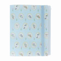 Japan Mofusand 5 Pockets A4 Clear File with Rubber Band - Cat / Light Blue - 1