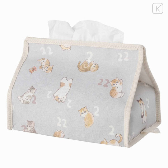 Japan Mofusand Tissue Case - Cat / Light Gray - 6